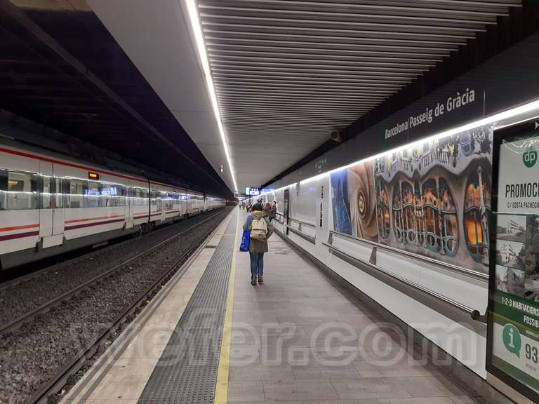 Renfe / ADIF: Barcelona - Passeig de Gràcia