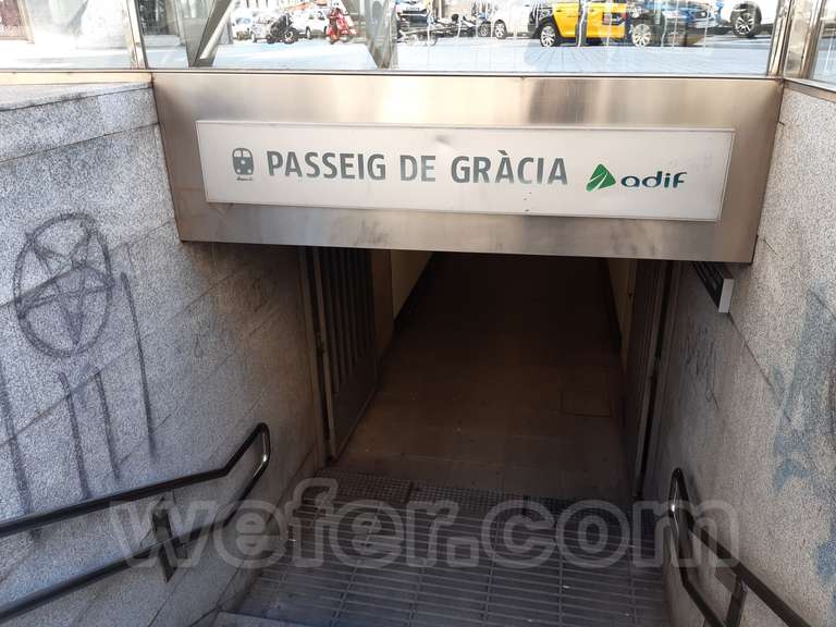 Renfe / ADIF: Barcelona - Passeig de Gràcia