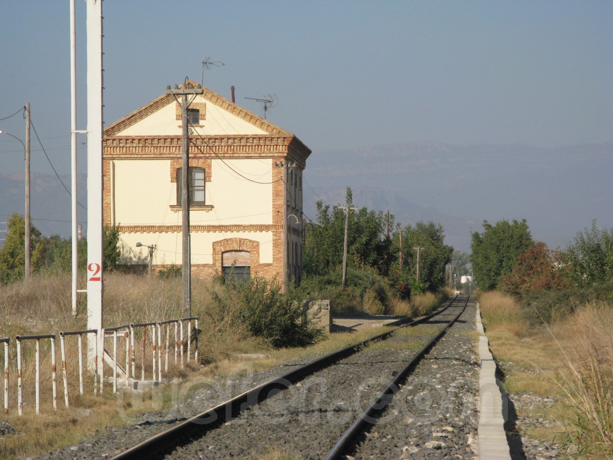 FGC: estación Vallfogona de Balaguer