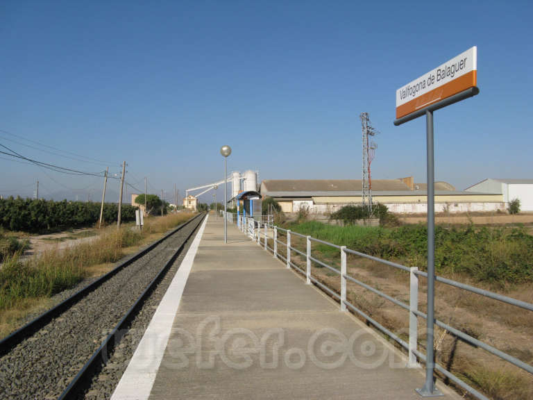 FGC: estación Vallfogona de Balaguer - 2011