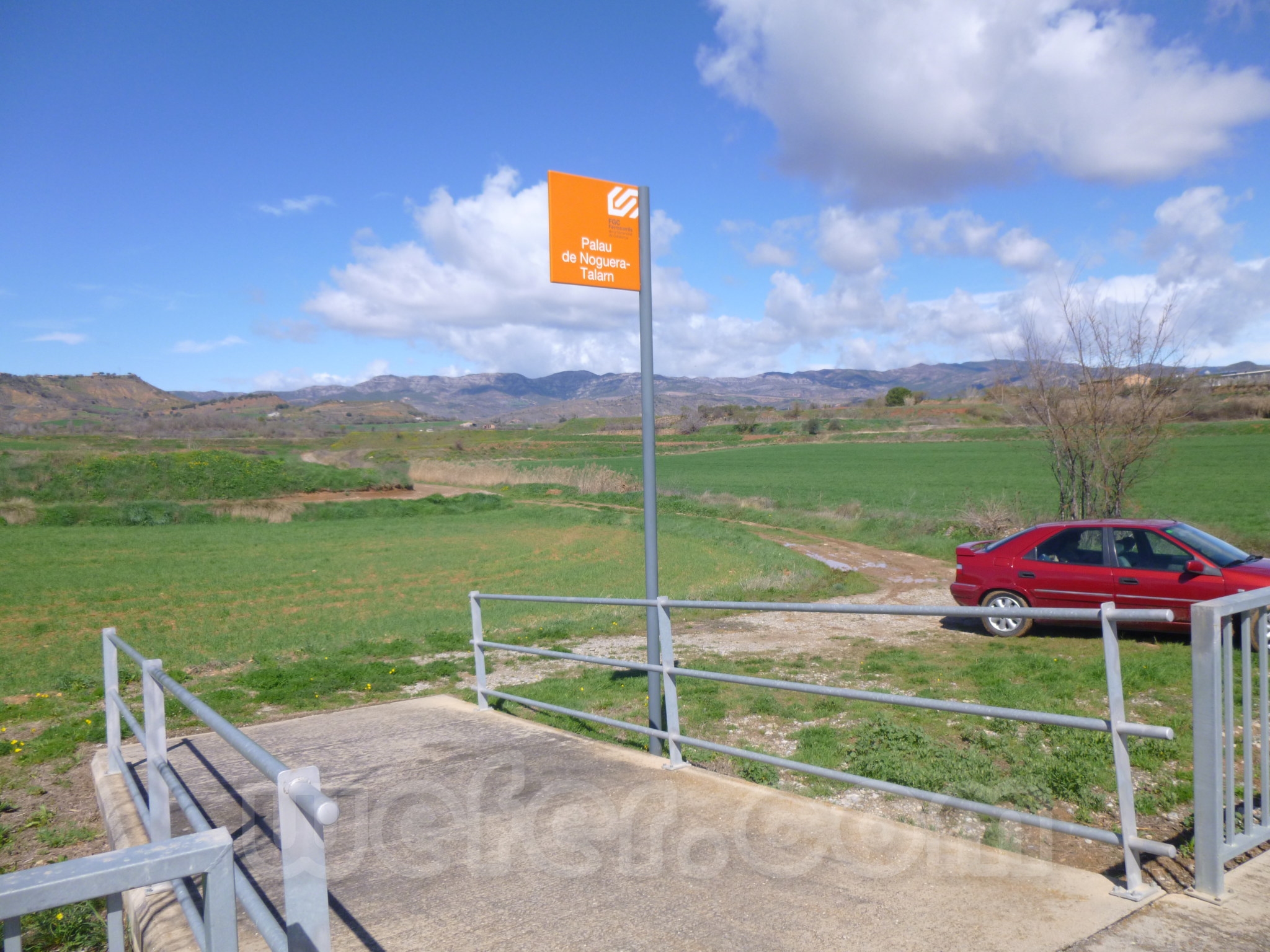 FGC: estación Palau de Noguera - Talarn