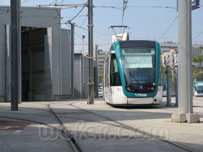 Visita a las cocheras del Trambesòs - 2010